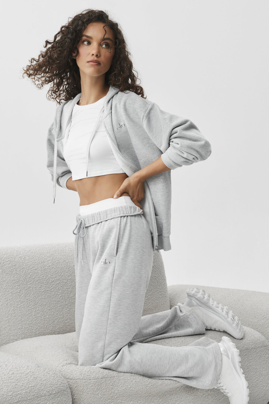 Accolade Full Zip Hoodie - Athletic Heather Grey - 5