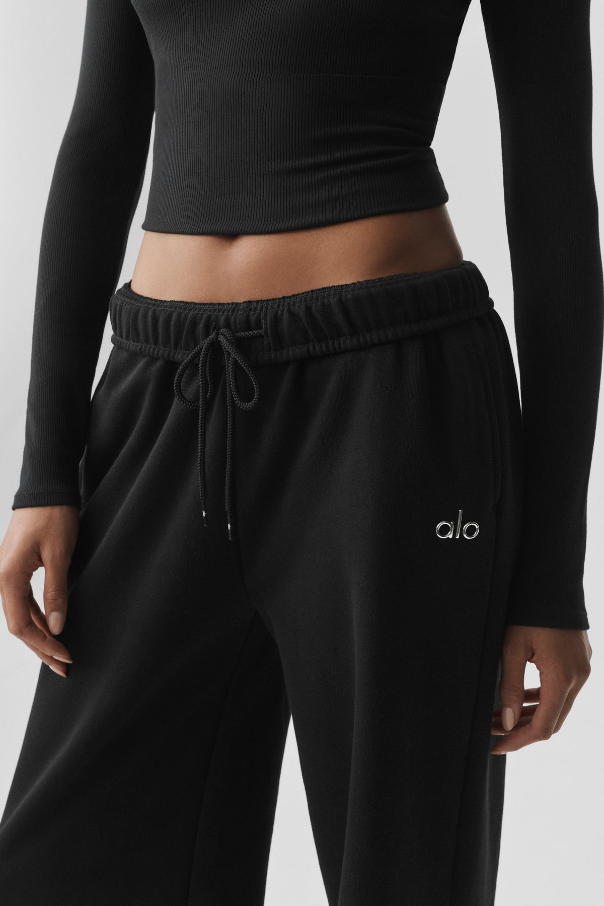 Accolade Straight Leg Sweatpant - Black - 4